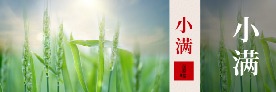 小滿 | 小得盈滿，祛濕固陽